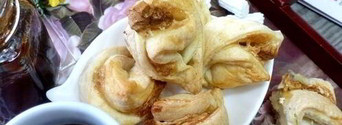 слойки с маршмеллоу и орехами. Шаг 6