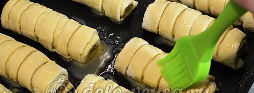 слойки с мясом. Шаг 12