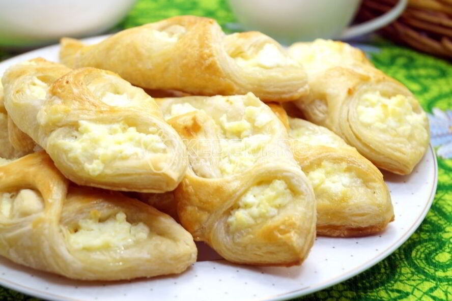 Рецепт слойки с творогом любимые