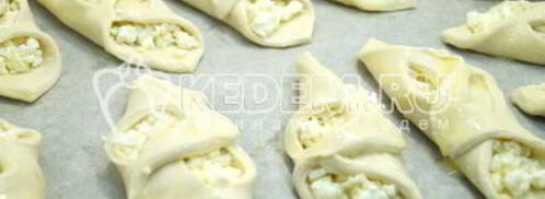 слойки с творогом любимые. Шаг 8