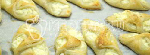 слойки с творогом любимые. Шаг 9