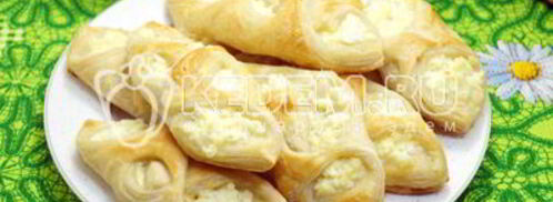 слойки с творогом любимые. Шаг 10