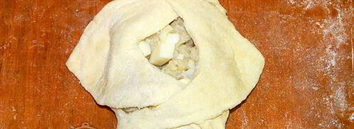 слойки с яйцом и рисом. Шаг 11