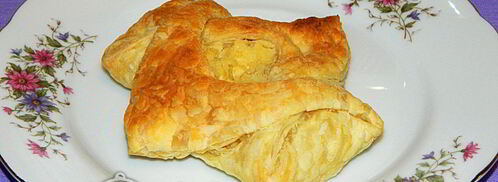 слойки с яйцом и рисом. Шаг 13