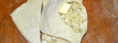 слойки с яйцом и рисом. Шаг 10