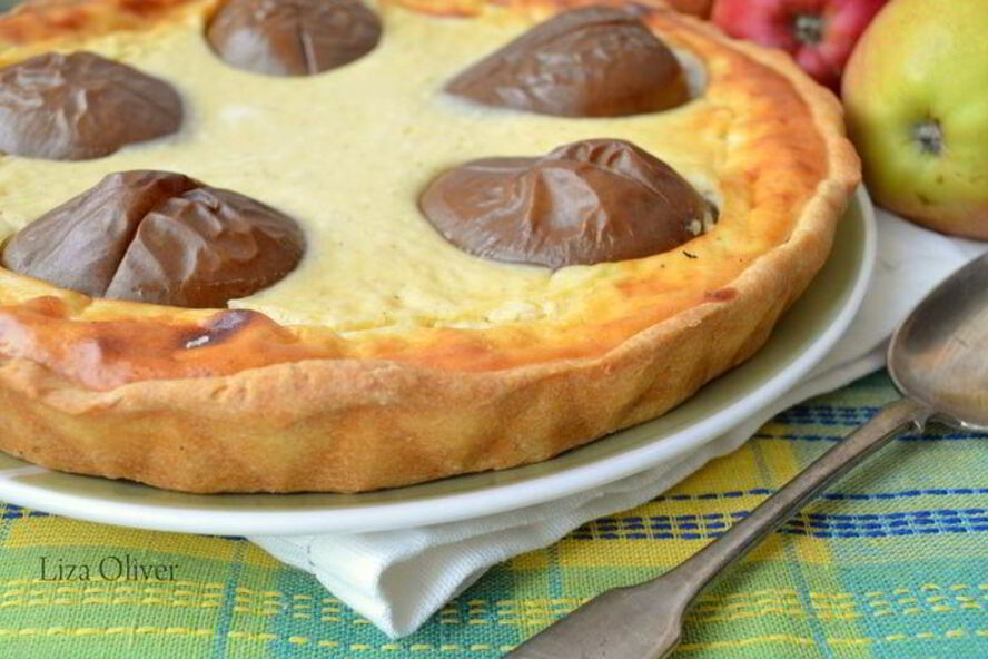 Рецепт чудесный творожник с фаршированными грушами