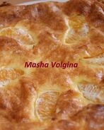 Сырник с мандаринами