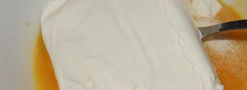 сырник с мандаринами. Шаг 4