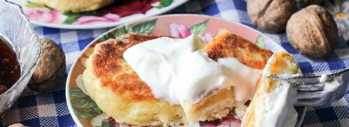 сырники с бананом и манкой. Шаг 8