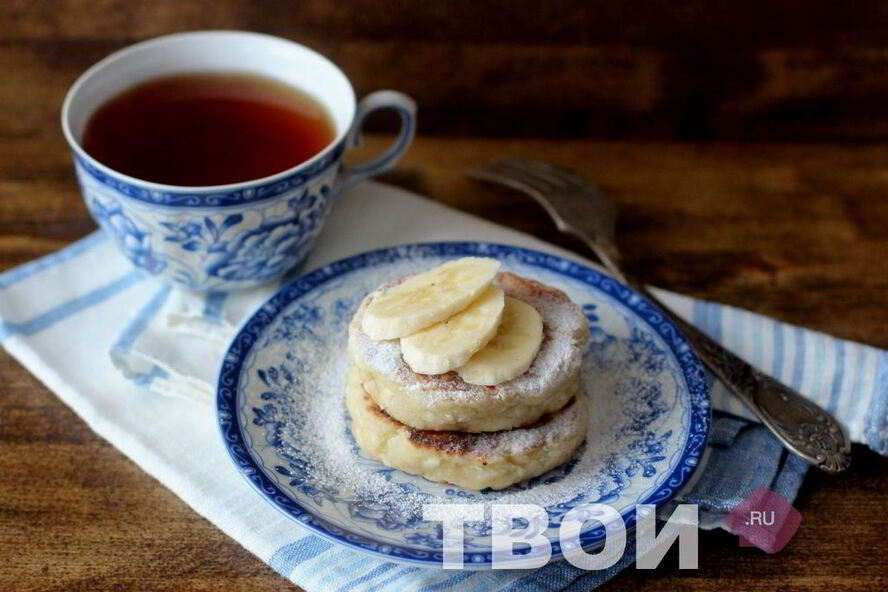 Рецепт сырники с бананом