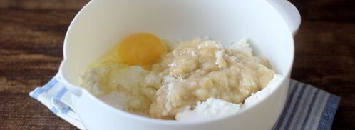 сырники с бананом. Шаг 2