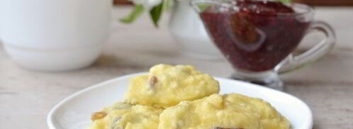 сырники с изюмом в микроволновке. Шаг 9