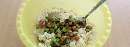 сырники с ревенем. Шаг 2