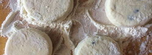 сырники с шоколадом и манговым соусом. Шаг 7