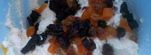 сырники с сухофруктами. Шаг 2