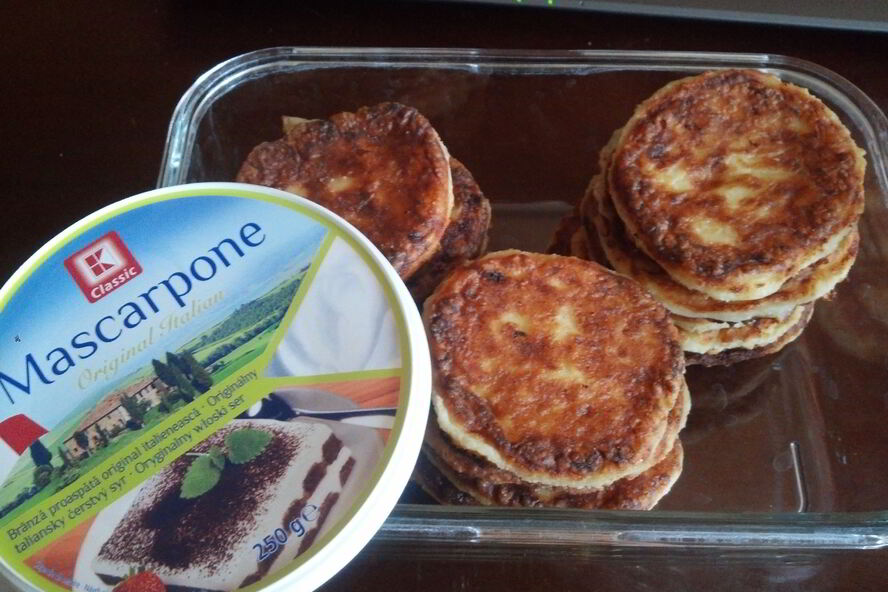 Рецепт сырники с творогом и маскарпоне