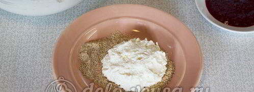 сырники с вареньем. Шаг 5