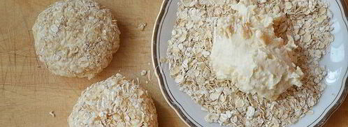 сырники с яблоком в овсяной панировке. Шаг 6