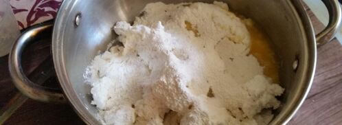 сырники с ягодами. Шаг 2