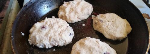 сырники с ягодами. Шаг 4