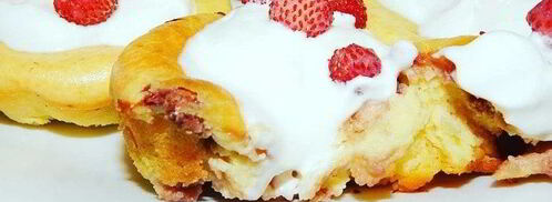 сырники с земляникой в духовке. Шаг 4