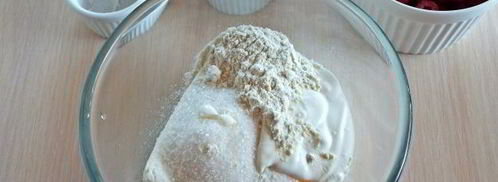 творожник с малиной. Шаг 7