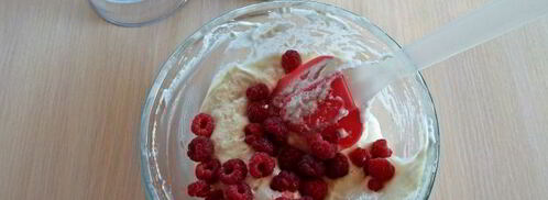 творожник с малиной. Шаг 11