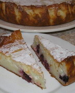 Творожник с вишней