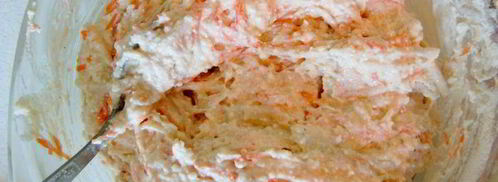 творожники с яблоком и морковью. Шаг 4