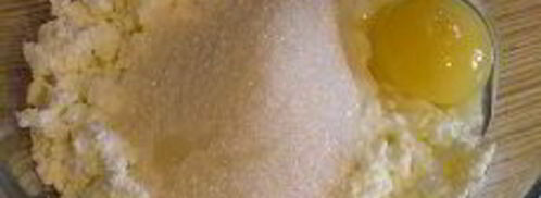 воскресные сырники с персиками. Шаг 2