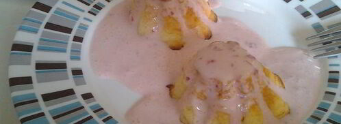 воздушные творожники в духовке с ягодным соусом. Шаг 6