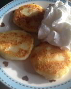 Яблочные сырники