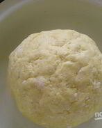 Бездрожжевое тесто с творогом