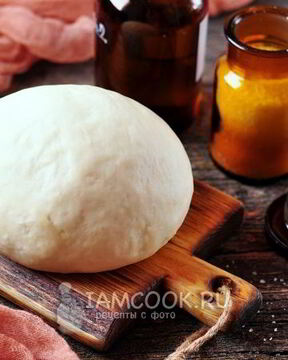 Быстрое дрожжевое тесто для пиццы на воде