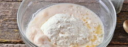 быстрое дрожжевое тесто для пиццы на воде. Шаг 5