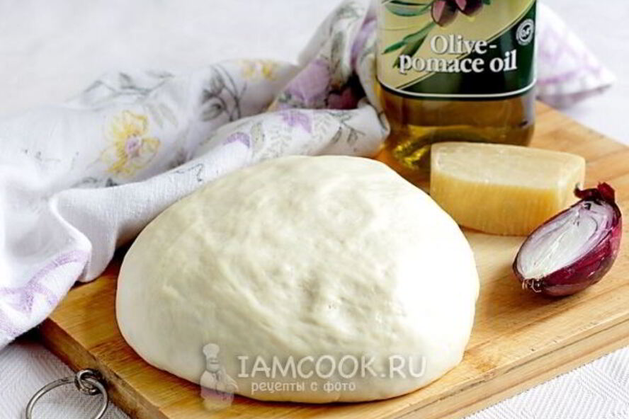 Рецепт классическое дрожжевое тесто для пиццы