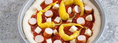 пышное дрожжевое тесто для пиццы. Шаг 12