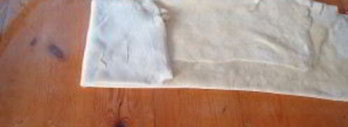 слоеное пресное тесто. Шаг 9