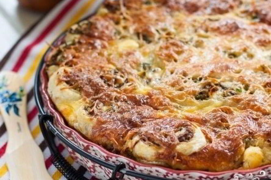 Рецепт слоеное тесто с фаршем