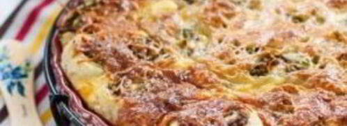 слоеное тесто с фаршем. Шаг 4