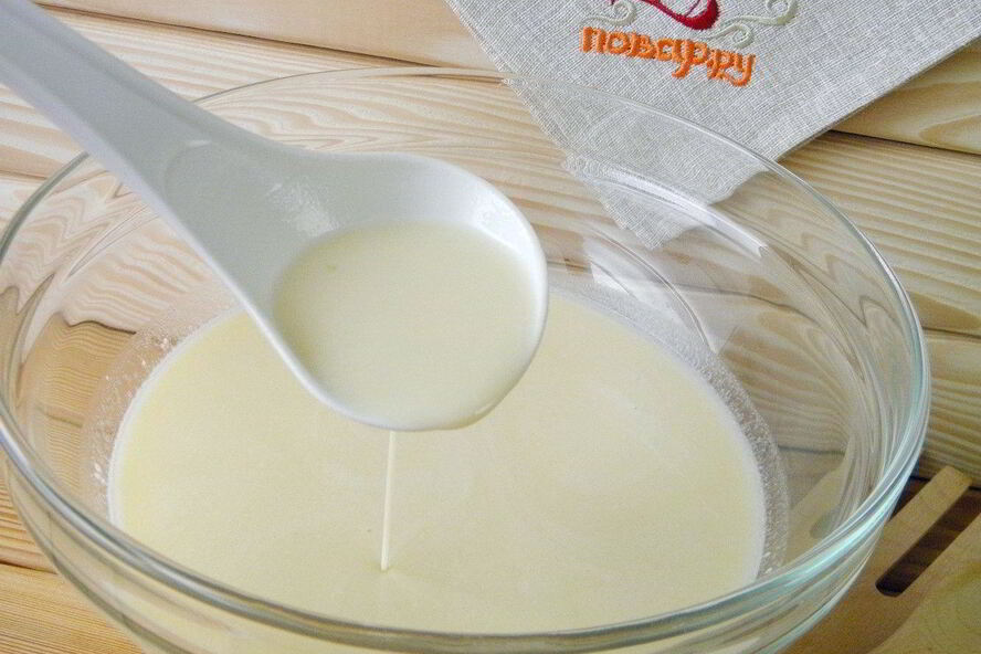 Рецепт тесто для блинов на молоке