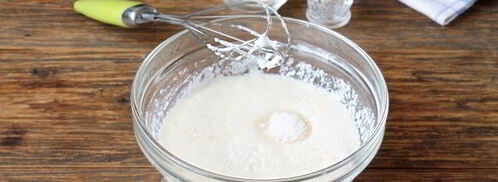 тесто для пиццы на кефире без дрожжей. Шаг 4