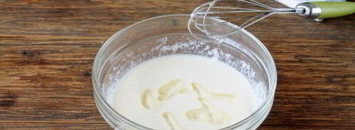 тесто для пиццы на кефире без дрожжей. Шаг 5