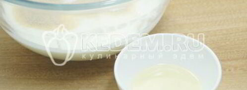 тесто на кефире для пирожков. Шаг 3