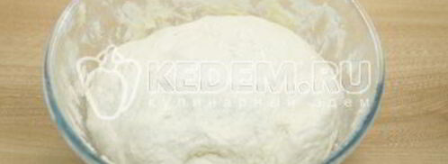 тесто на кефире для пирожков. Шаг 7