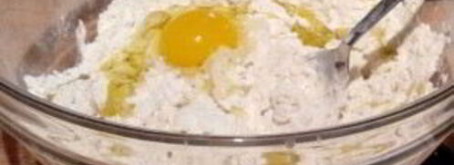 тонкое тесто для пиццы без дрожжей. Шаг 4