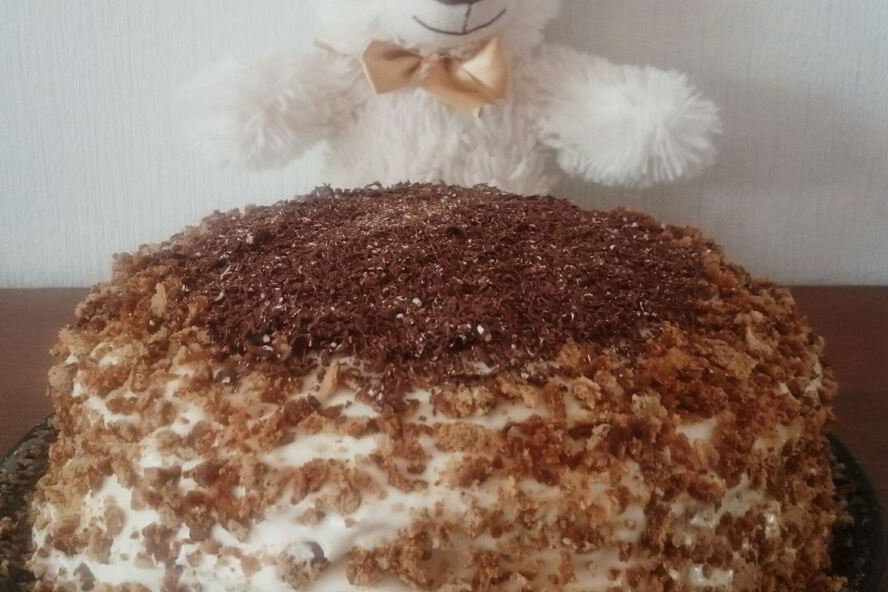 Рецепт банановый торт на кефире