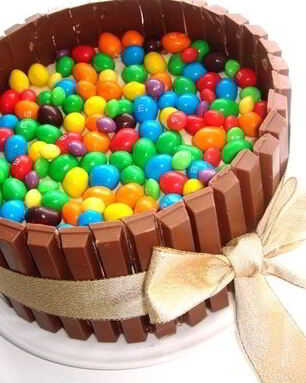 Бисквитный торт с апельсиновым суфле