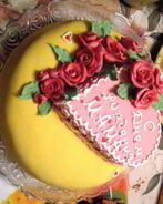 Бисквитный торт с мастикой