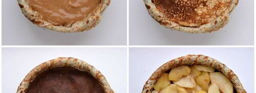 блинный торт весеннее настроение. Шаг 15